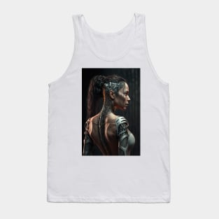 Cyberpunk Augmented Female Tank Top